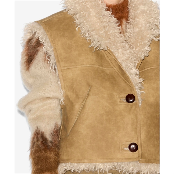 Isabel Marant Etoile Clara Vest, Taupe